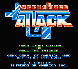 Mechanized Attack title screenshot